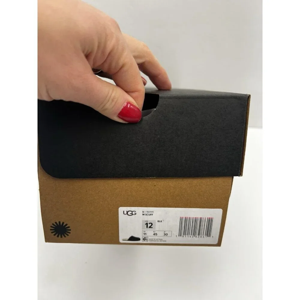 Ugg Empty Gift Storage Shoes Slippers Box - Men Sz 12 With Inserts, Tissue Paper